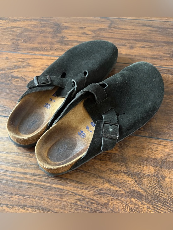 Birkenstock Other - Men’s Birkenstock Boston Clogs - Black Suede Size 46 (US 13-13.5)